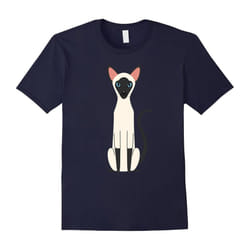 Siamese Cat Shirt Kitty Cats Kitten Mom Dad Pet Kitties-Father's Day - XL