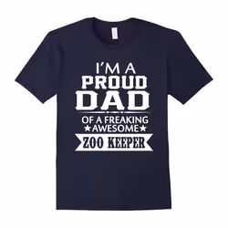Zoo Keeper Dad T shirt â Gifts Dad-Father's Day - L