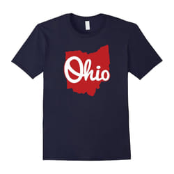 I Love My Ohio Home Script Ohio T-Shirt-Father's Day - S