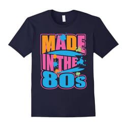 Made In The 80s Retro T-shirt Gifts-Father's Day - L