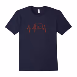 Elephant Heartbeat Sound Tee â Funny Animal Lover T-Shirt-Father's Day - XXL