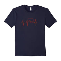 Elephant Heartbeat Sound Tee â Funny Animal Lover T-Shirt-Father's Day - XXXL