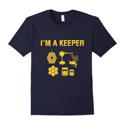 I'm A Keeper Bee Lovers Funny Bee Keeper T-Shirt-Father's Day - S