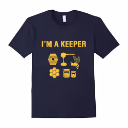 I'm A Keeper Bee Lovers Funny Bee Keeper T-Shirt-Father's Day - M