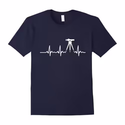 Surveyor gifts- Surveyor tripod heartbeat-Father's Day - XXXL