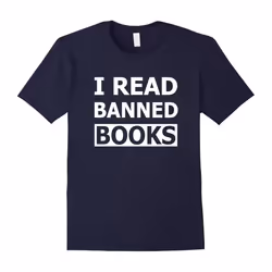 I Read Banned Books T-shirt Book Lovers-Father's Day - M