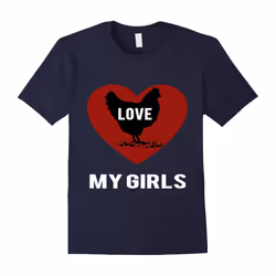 Chicken Lovers Tshirt â Novelty Chicken t-shirt-Father's Day - XXL