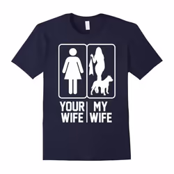 Men's Your Wife My Wife Love Pit Bull Love Valentine day Gift Shir-Father's Day - XXL