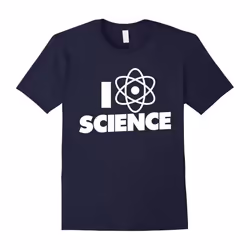 I love science shirt atom science teacher t-shirt-Father's Day - S