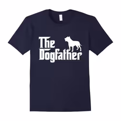 Dog Lover Dad Father's Day â The Dogfather Funny T-Shirt-Father's Day - M