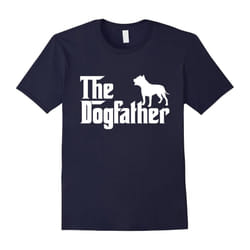 Dog Lover Dad Father's Day â The Dogfather Funny T-Shirt-Father's Day - XL