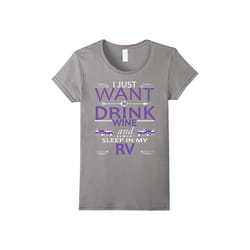 Women's Sleep in My RV T-Shirt â I Love My RV Recreational VechiFather's Daye-Father's Day - XL