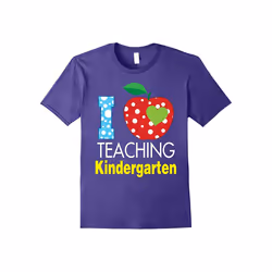 I Love Teaching Kindergarten T-Shirt Teacher Back to School-Father's Day - XXXL