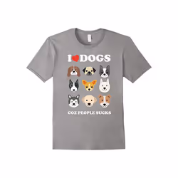 I love Dogs Tshirt â Dog Lovers Shirt â Dog Lover Tshirt-Father's Day - L
