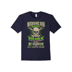 Mechanic Dad â Mess With Me, Mess With My Daughter-Father's Day - L