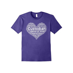 Custodian Appreciation Day T Shirt â for School or Workplace-Father's Day - XXL