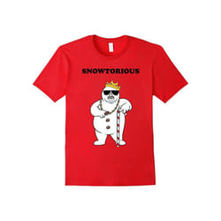 Snowtorious Funny Ugly Christmas Sweater Gifts T-shirts-Snow-Father's Day - S