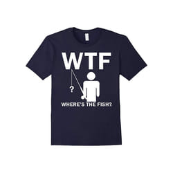 Mens Where's The Fish Funny Father's Day Birthday Gifts Fishing-Father's Day - XXXL