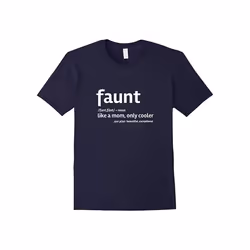 Funny Gifts for Aunt T shirts for Aunt Matching Faunt FunFather's Daye-Father's Day - L