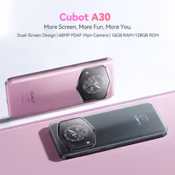 Cubot A30, Android 14 Smartphone , 6gb Ram+128gb Rom, 90hz 6.745-inch Display, 5100mah Battery, 48mp Camera, Face Id - grey, 6GB+128GB
