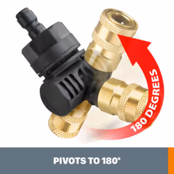Plastic WA4039 Hydroshot Pivot Nozzle Accessory, Black