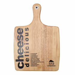 Large Strong Rubberwood Chopping Cheese Board Wooden Cutting Board