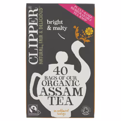 Clipper fairtrade Organic Assam 40 bags ( pack of 6 )