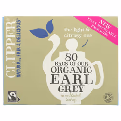 Clipper Earl Grey 80bags ( pack of 6 )