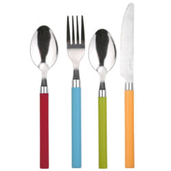 Renberg RB-4540-MT flatware set 24 pc(s) Blue, Green, Orange, Red