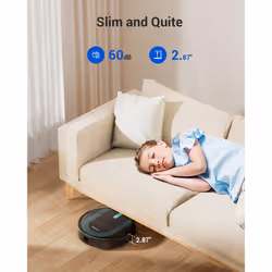 Proscenic 850T Robot Vacuum Cleaner with Mop,3000Pa Strong Suction Robotic Vacuum with Mop, Wifi/App/Alexa/Remote Control