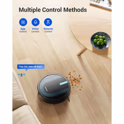 Proscenic 850T Robot Vacuum Cleaner with Mop,3000Pa Strong Suction Robotic Vacuum with Mop, Wifi/App/Alexa/Remote Control