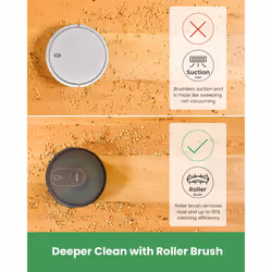 Vactidy Nimble T8 Robot Vacuum Cleaner with Mop Combo, 3000Pa Strong Suction, Robotic Vacuum with GyroNav Tech, Siri/APP/Alexa/WiFi