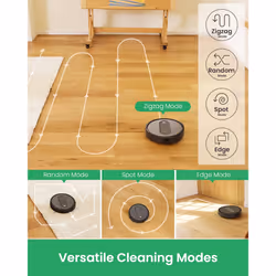 Vactidy Nimble T6 Robot Vacuum Cleaner, Strong Suction,Automatic Self-Charging Robotic Vacuums, WiFi/Alexa/App Remote Control Robot hoover