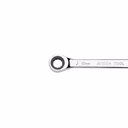 Jetech Double Box End Ratcheting Wrench 12mm  13mm - Heavy Duty Cr-V Gear Spanner