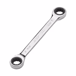 Jetech Double Box End Ratcheting Wrench 14mm 15mm - Heavy Duty Cr-V Gear Spanner
