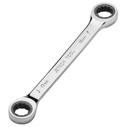 Jetech Double Box End Ratcheting Wrench 17mm  19mm - Heavy Duty Cr-V Gear Spanner