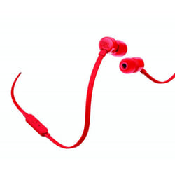 JBL T110 Headset Wired In-ear Calls/Music Red