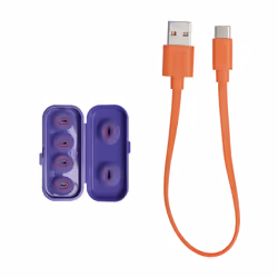 JBL Tune Flex Ghost Edition Headset True Wireless Stereo (TWS) In-ear Calls/Music Bluetooth Purple, Translucent - Additional view 7