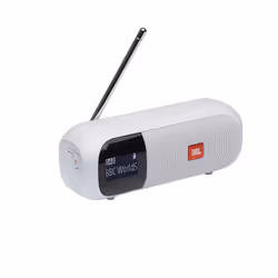 JBL Tuner 2 White, Portable, Analog & digital, DAB, 87.5 - 108 MHz, 174.928 - 239.200 MHz, 5 W