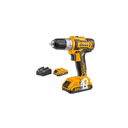 INGCO Lithium-Ion Cordless Drill, Electric Drill 20V Drill Driver with Battery Pack and Charger, 45NM CDLI200213