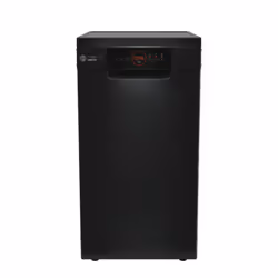 Hoover H-DISH 500 HDPH 2D1049B-80, Freestanding, Slimline (45 cm), Black, Black, White, White, Buttons, Touch
