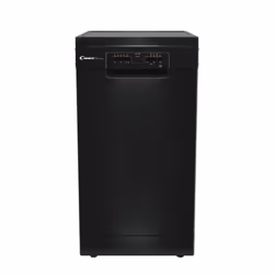 Candy Brava CDPH 2L1049B-80, Freestanding, Slimline (45 cm), Black, Black, Buttons, LED