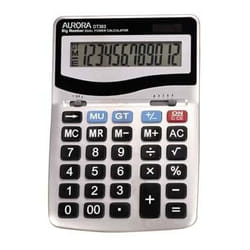 Aurora DT303 calculator Desktop Basic Silver