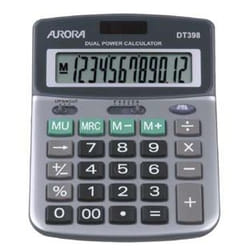 Aurora DT398 calculator Desktop Financial Grey