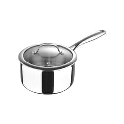 Argent 3 Stainless Steel Non-stick Sauce Pan with Lid 18cm Silver