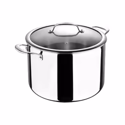 Argent 3 Stainless Steel Non-stick Stock Pot with Lid 28cm Silver