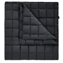 KingCamp Camping Blanket Lightweight  Multifunctional Warm Puffy Outdoor Blanket with Snap Button  Water Repellent  Packable  for Travel  Airplane  Hi