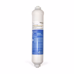 Whirlpool Inline Water Filter WHKF-IMTO 1/4 Quick Connect Fits Refrigerator Ice Maker NSF/ANSI 42 Certified Reduces Chlorine  ...