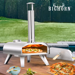 Bighorn outdoor stainless steel pizza pellet oven