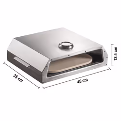 Bighorn stainless steel pizza oven box